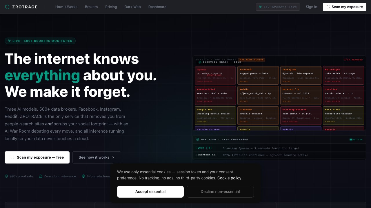 ZRO Trace screenshot